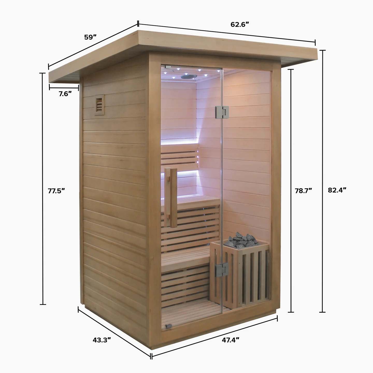Revive 2 Person Traditional Sauna product image 2