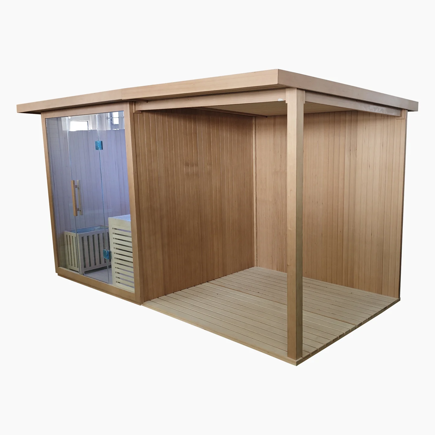 Revive 4 Person Traditional Sauna with Covered Deck product image 2
