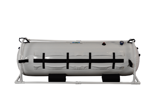 Summit to Sea Shallow Dive mild hyperbaric chamber with external frame