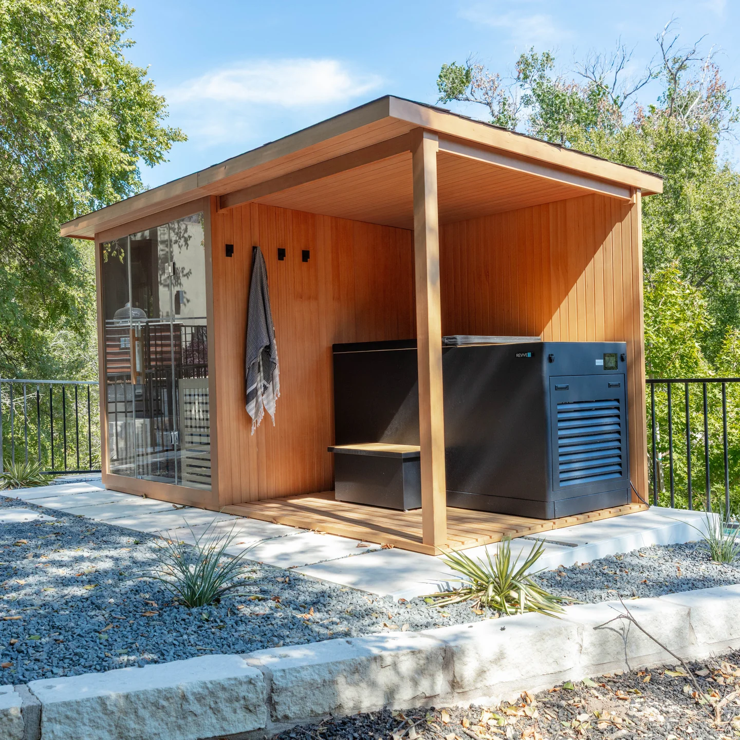 Revive 4 Person Traditional Sauna with Covered Deck product image 5
