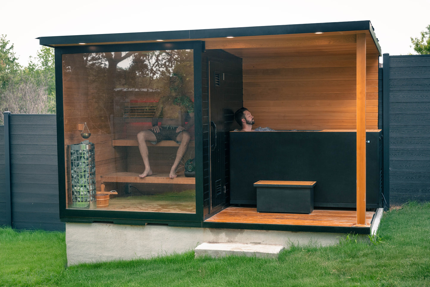 Revive 4 Person Traditional Sauna with Covered Deck product image 6