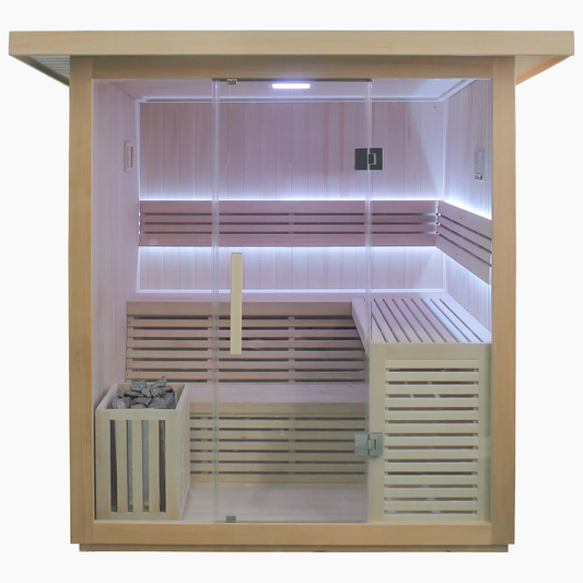 Revive 4 Person Traditional Sauna front exterior view