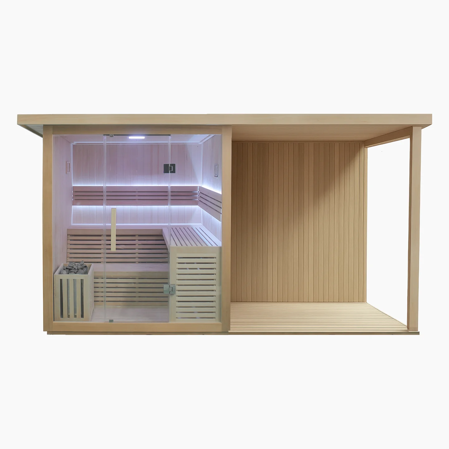 Revive 4 Person Traditional Sauna with Covered Deck product image 3